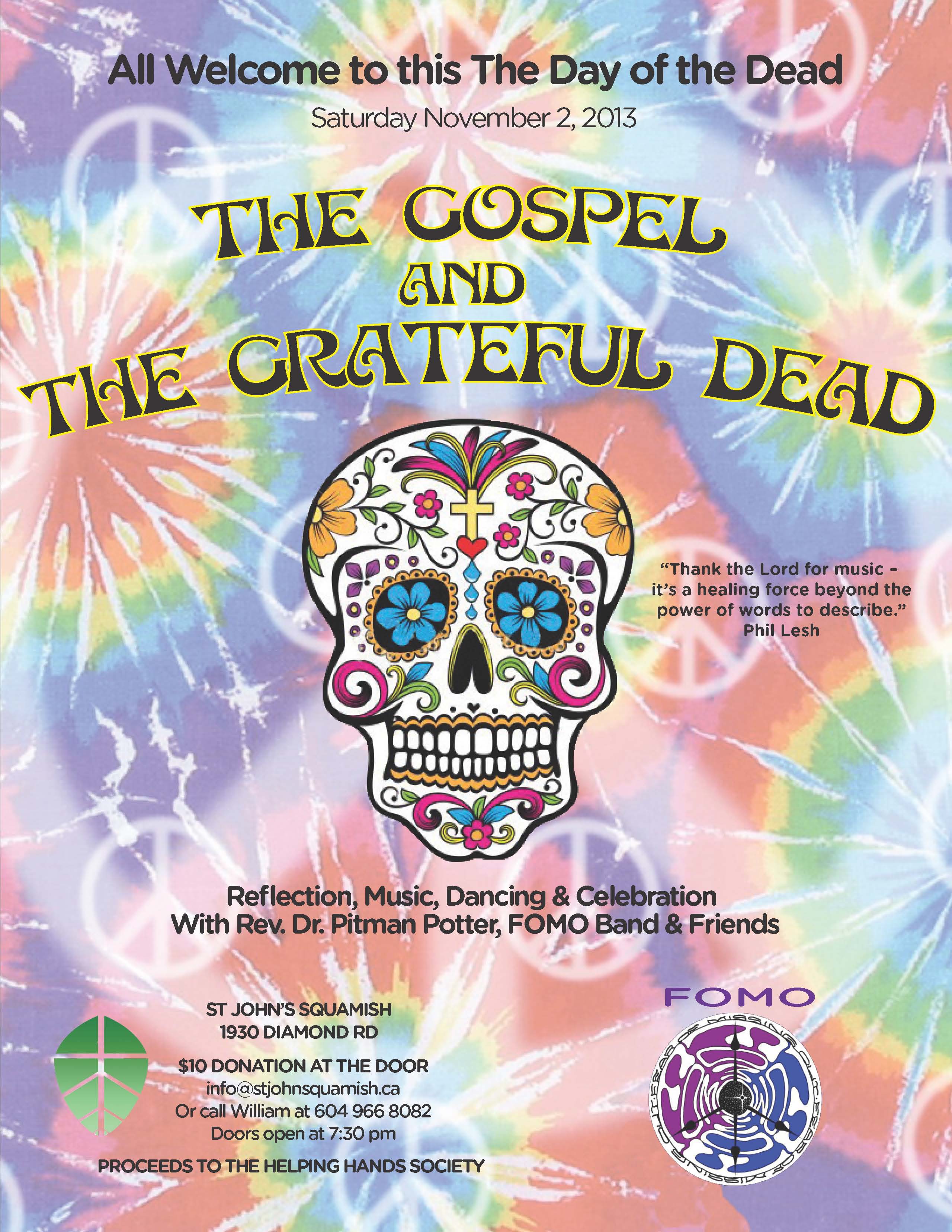 Gospel and Grateful Dead Nov 2